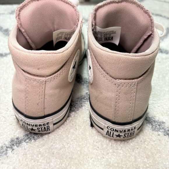 Converse Chuck Taylor All Star Mid Top Sneakers Pink High Rose Gold Skate Shoe - Picture 3 of 13